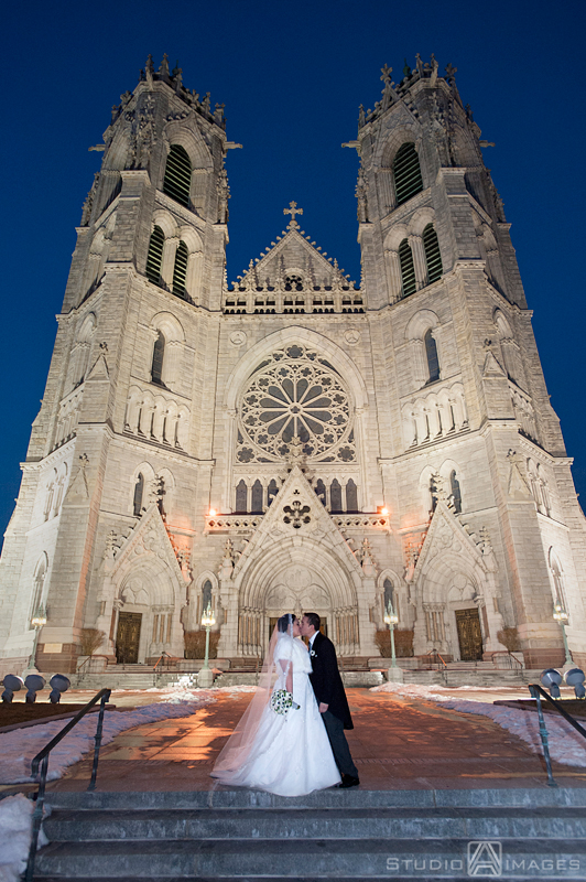 Cathedral Basilica Of The Sacred Heart Wedding Photos Newark Club Wedding Photographer 