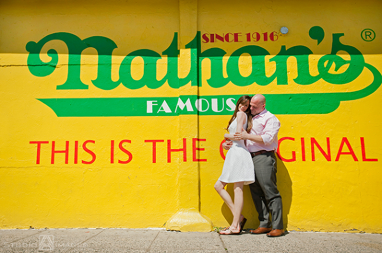 Nora + Mike | Coney Island Engagement Photos | Brooklyn Wedding Photographer 