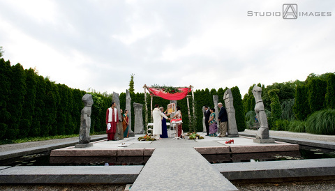 Grounds for Sculpture Wedding Photos | NJ Indian Wedding Photographer