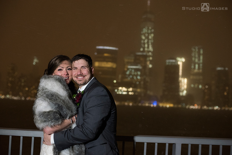 Blizzard Wedding Photos | Hyatt Regency Jersey City Wedding Photos 