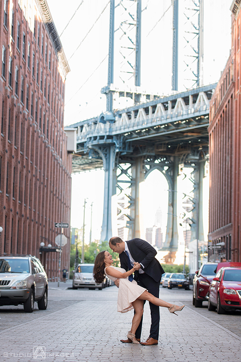 Brooklyn Bridge Engagement Photos, Brooklyn Wedding Photographer, DUMBO engagement photos, DUMBO, Brooklyn, murals