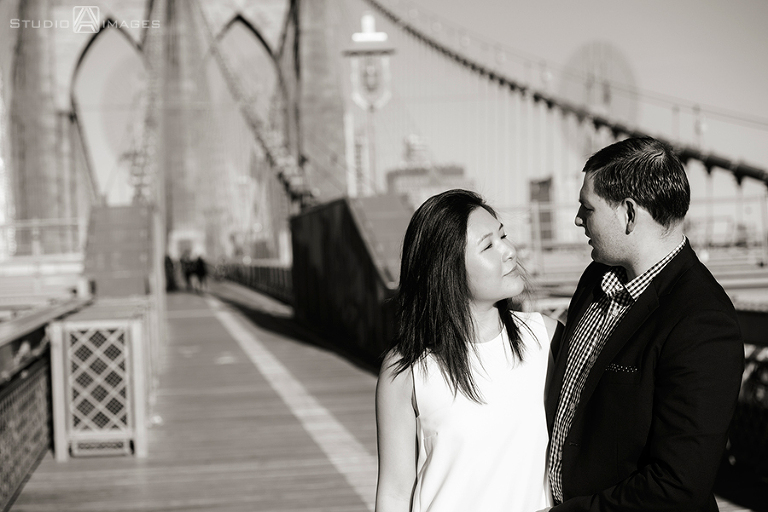 Brooklyn Bridge Engagement Photos | Brooklyn Wedding Photographer | Wendy + Walter