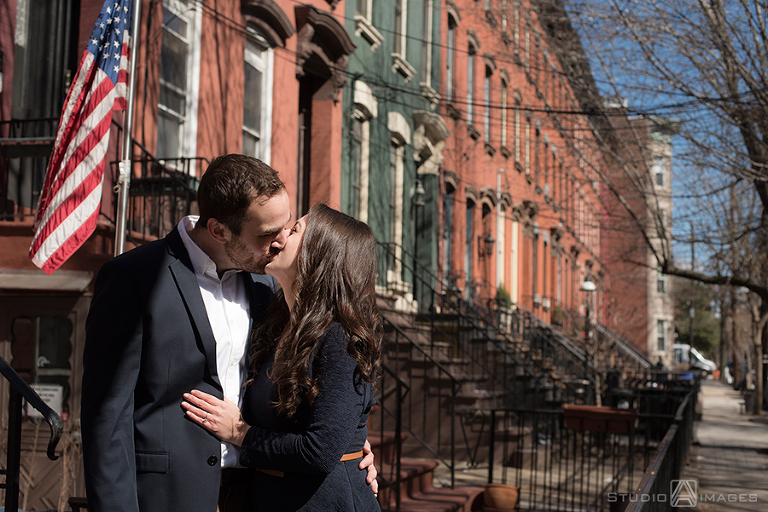 Hoboken Engagement Photos | Hoboken Wedding Photographer | Laura + Mike