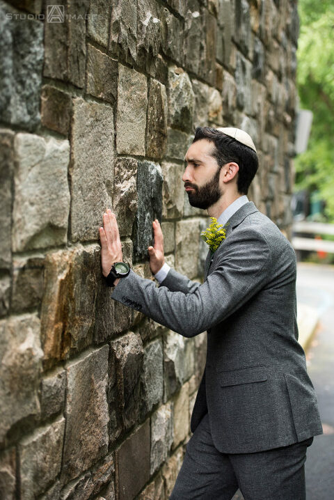 Temple Emanu-El Closter Wedding Photos | New Jersey Wedding Photographer | Merav + Adam