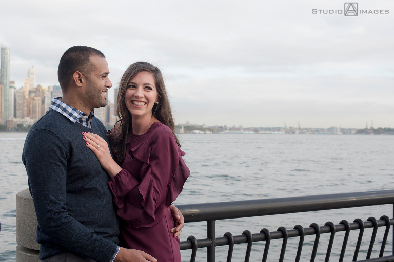 Jersey City Engagement Photos | Jersey City Wedding Photographer | Mary Beth + Arjun