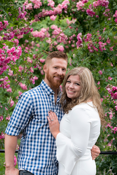 Longwood Gardens Engagement Photos | Philadelphia Wedding Photographer | Amber + Brandon
