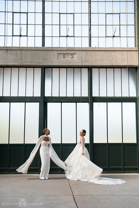 Epic Liberty House Wedding Photos | Jersey City Wedding Photographer | Lesbian wedding | LGBTQ wedding photographer