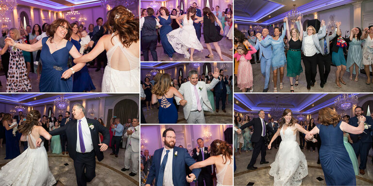 dancing on wedding day at The Rockleigh | Book Inspired Wedding Photos | Book Themed Wedding Photos | LGBTQ wedding