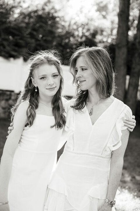 Mom and her daughter in Riverside CT portraits