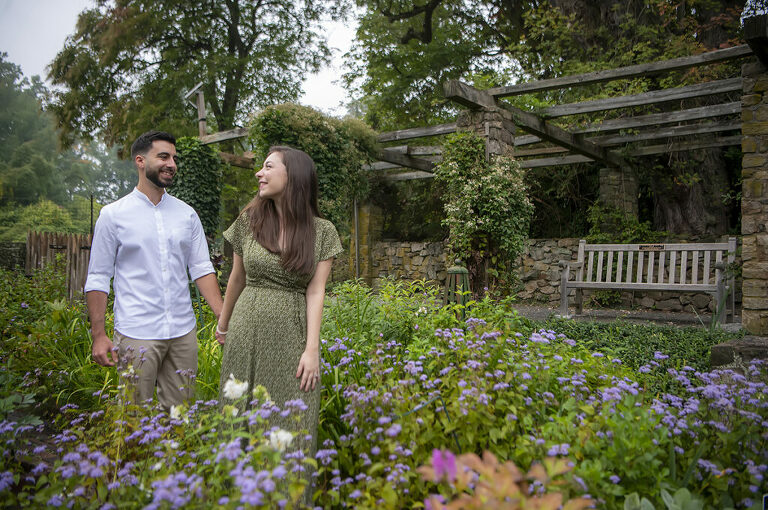 Cross Estate Gardens Engagement Photos | NJ Wedding Photographer | Katie + Matt