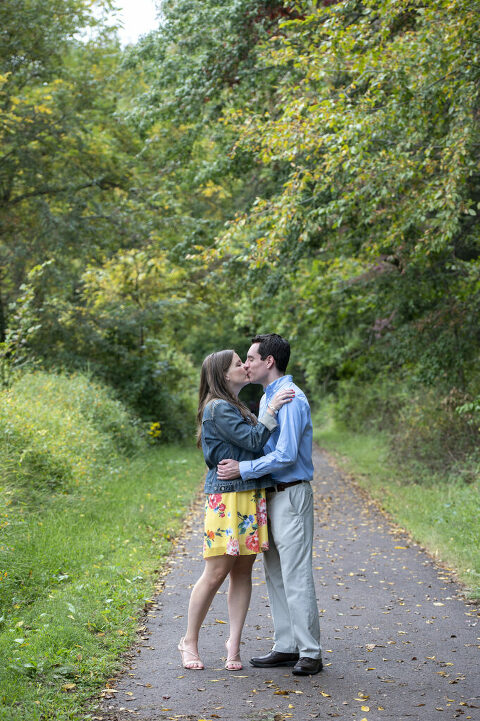 Newtown Engagement Photos at Tyler State Park