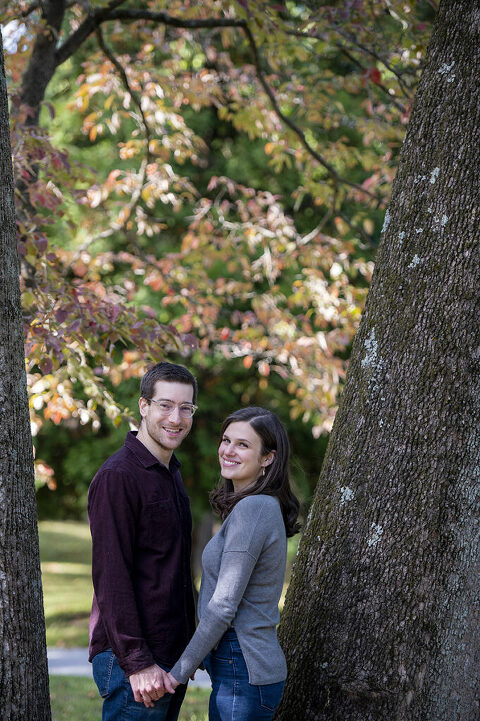 Valley Forge National Historical Park Engagement Photos | Bucks County Wedding Photographer | fall engagement photos