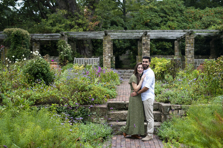ossed Estate Gardens Engagement Photos | NJ Wedding Photographer | Katie + Matt