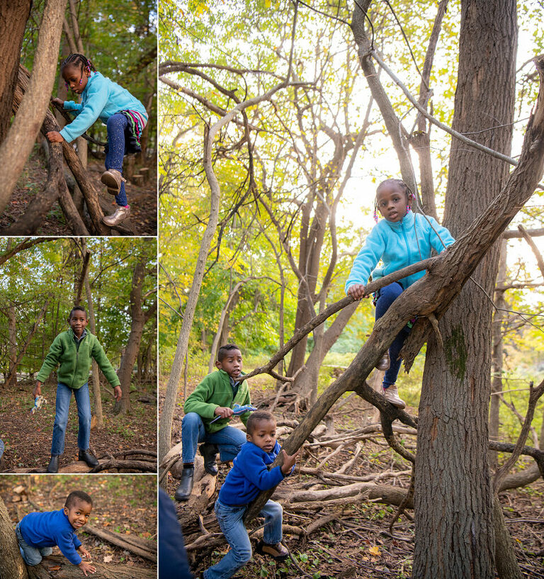 New York Fall Family Photos at Lenoir Preserve in Yonkers