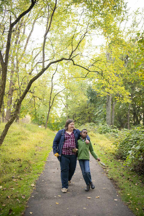New York Fall Family Photos at Lenoir Preserve in Yonkers
