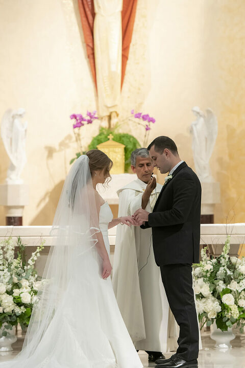 NYC church wedding ceremony