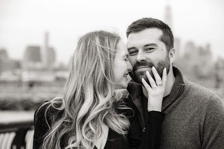 Hoboken Waterfront Proposal | Hoboken Wedding Photographer | Jeff + Mia