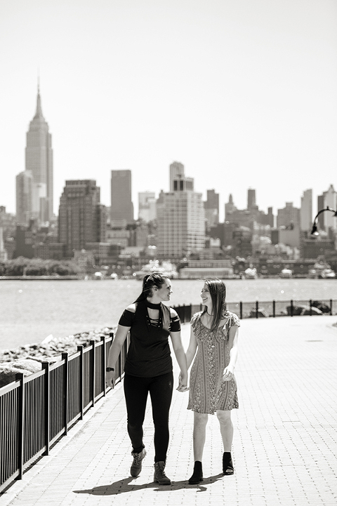 Hoboken Engagement Photos | Hoboken Wedding Photographer | Emily + Julie