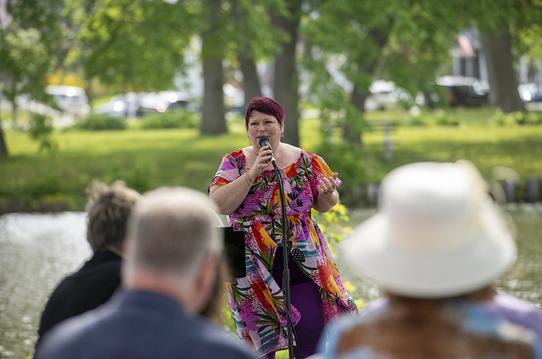 intimate Asbury Park vow renewal ceremony