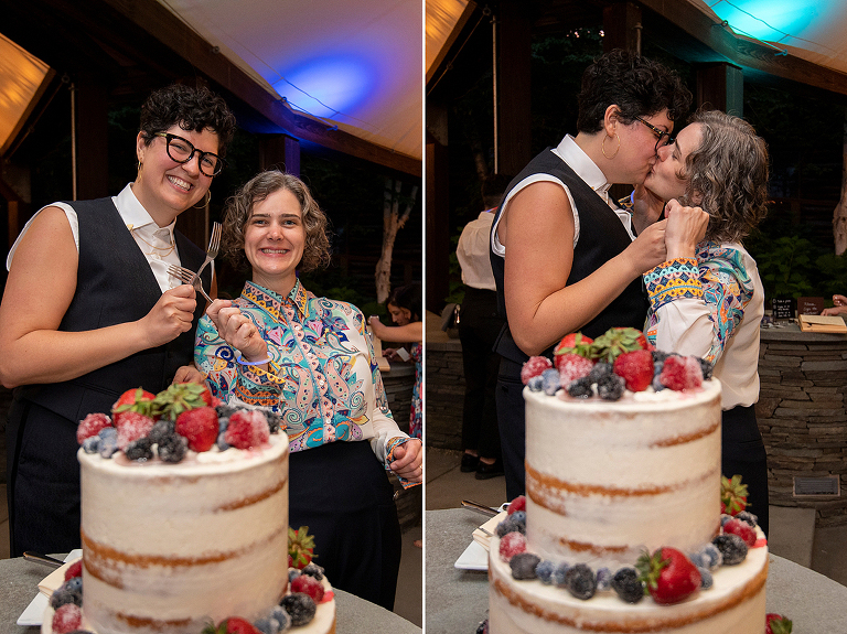 wedding reception at Catamount at Emerson Lodge in the Catskills. LGBTQ wedding