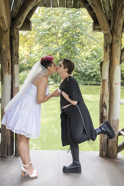 Intimate Central Park Wedding ceremony