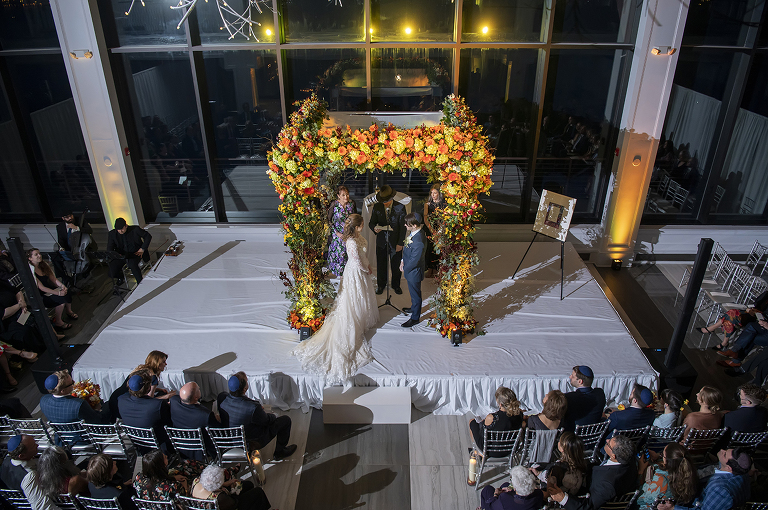Jewish wedding ceremony at Hudson House wedding in Jersey City