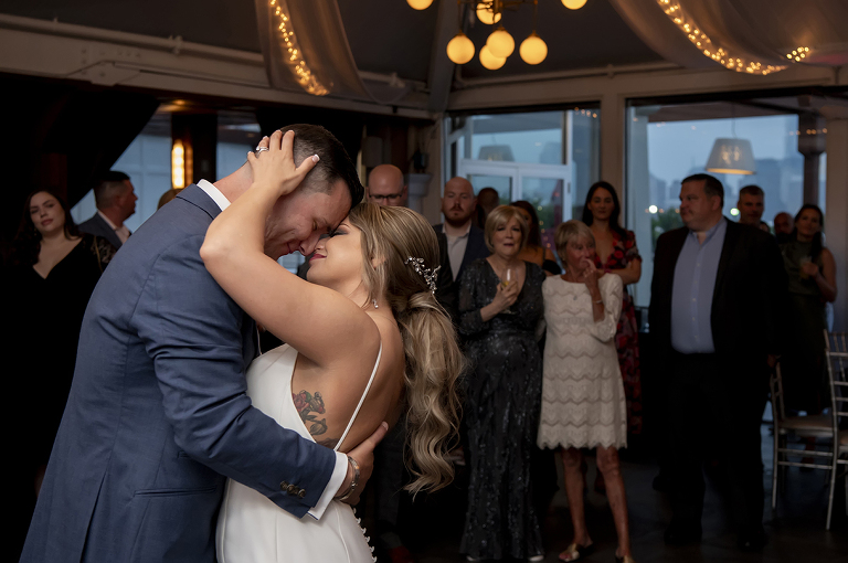 wedding reception at Liberty House in Jersey City