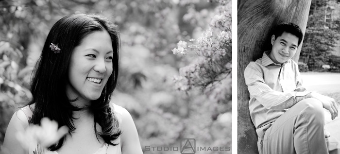 engaged couple during their Princeton University engagement session