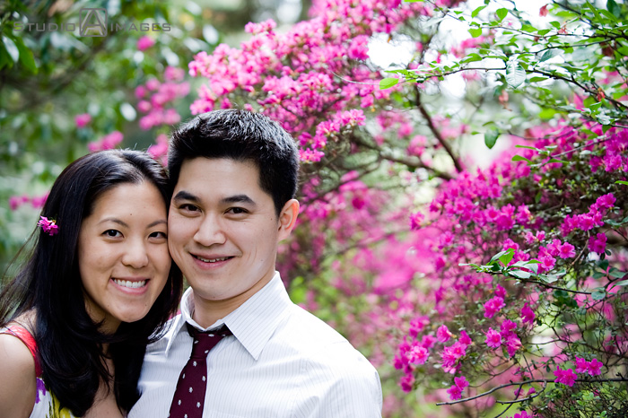 engaged couple during their Princeton University engagement session