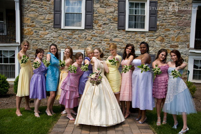 Red Mill Museum, Clinton, Grand Colonial, vintage wedding, 50s themed wedding, Elvis impersonator, pastel bridesmaid dresses, Love, NJ, NJ wedding photography, Photography, Studio A Images, wedding photography, NJ wedding photos