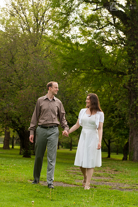 Eleanor + Peter | Fairmount Park Horticulture Center Engagement Photos | Philadelphia Wedding Photographer 