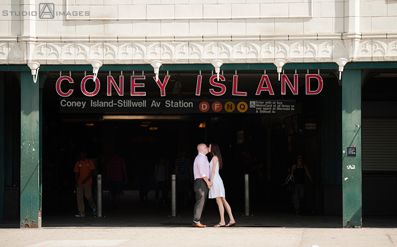 Nora + Mike | Coney Island Engagement Photos | Brooklyn Wedding Photographer 
