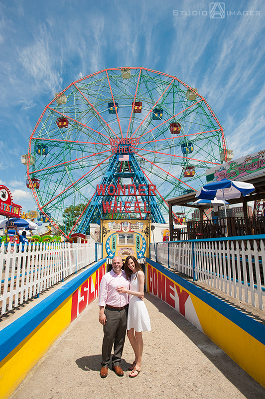 Nora + Mike | Coney Island Engagement Photos | Brooklyn Wedding Photographer 