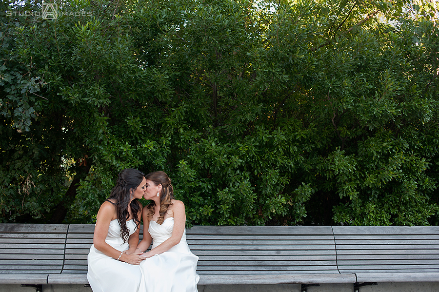 Sunset Terrace at Chelsea Piers Wedding Photos | NYC Wedding Photographer 