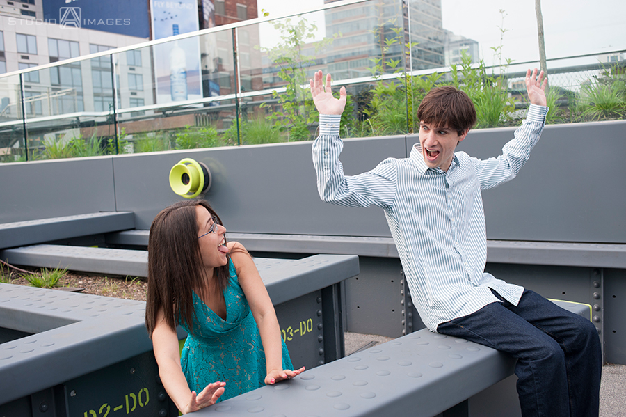 The High Line Engagement Photos | NYC Wedding Photographer