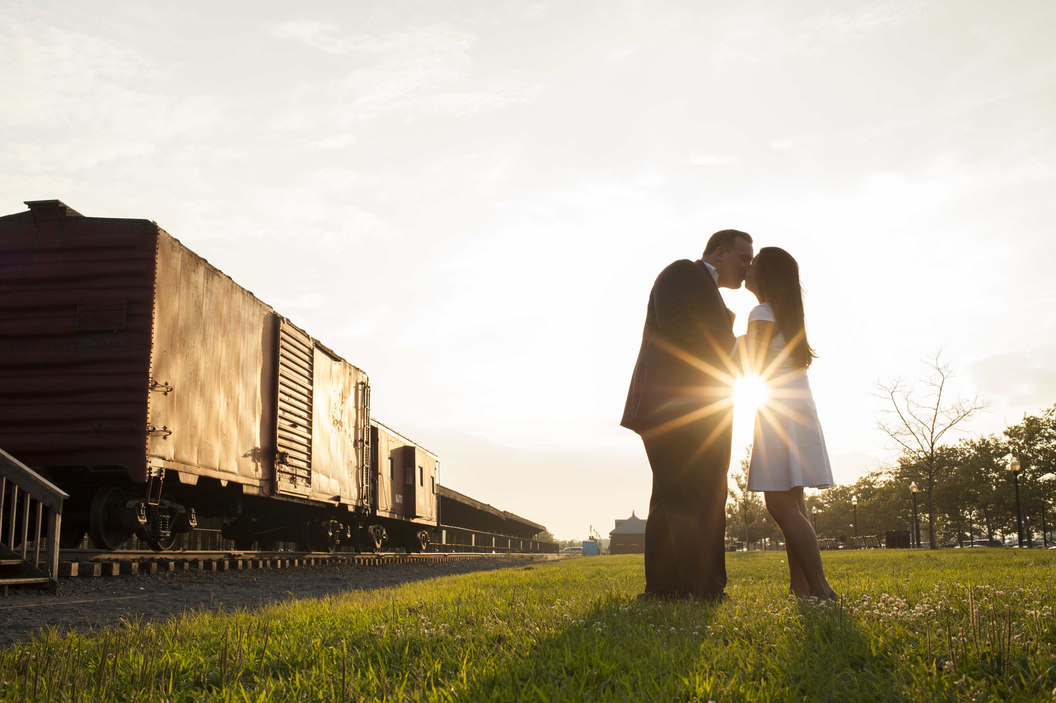 Liberty State Park engagement photos | Jersey City wedding photographer
