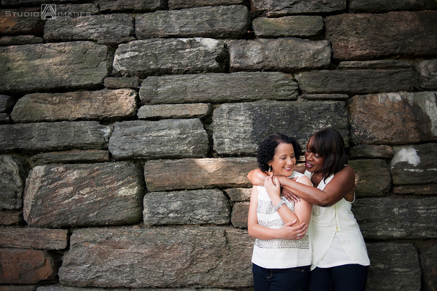 lesbian engagement photos, gay marriage, gay weddings, Fort Tryon Park Engagement Photos, NYC Wedding Photographer