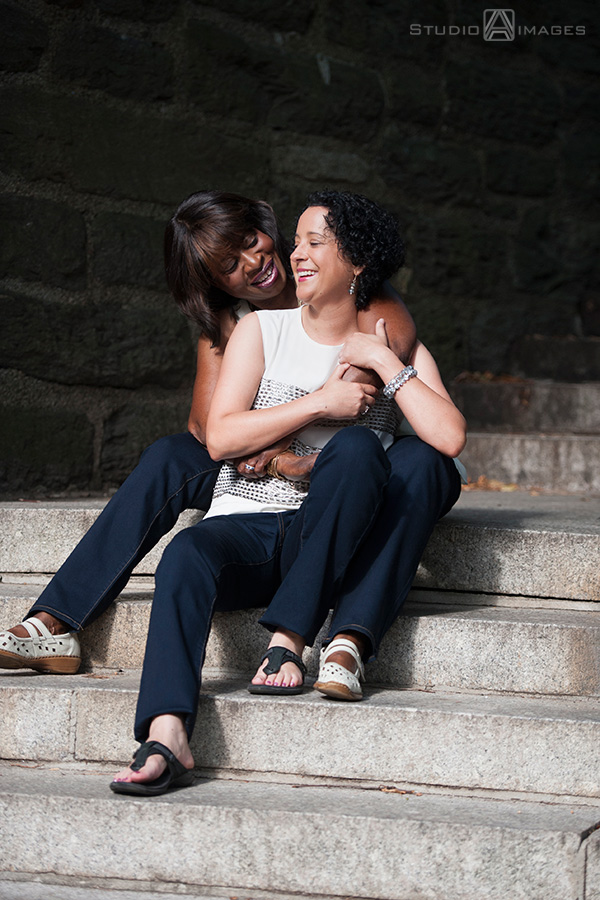 lesbian engagement photos, gay marriage, gay weddings, Fort Tryon Park Engagement Photos, NYC Wedding Photographer