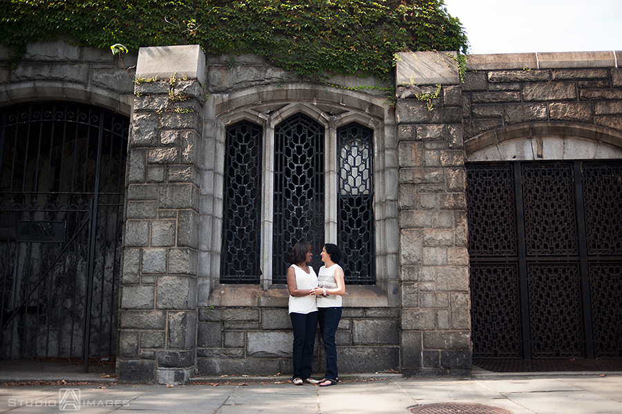 lesbian engagement photos, gay marriage, gay weddings, Fort Tryon Park Engagement Photos, NYC Wedding Photographer