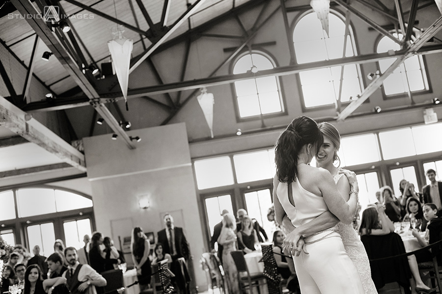 same sex wedding at Harvest on Hudson