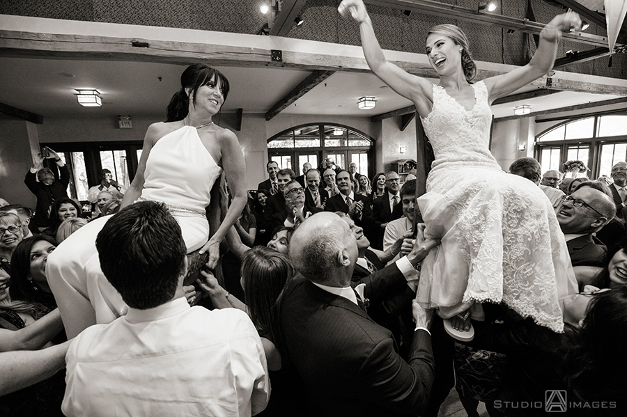 same sex wedding at Harvest on Hudson