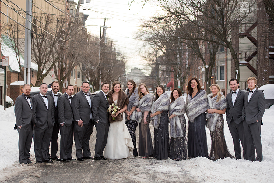 Blizzard Wedding Photos | Hyatt Regency Jersey City Wedding Photos 