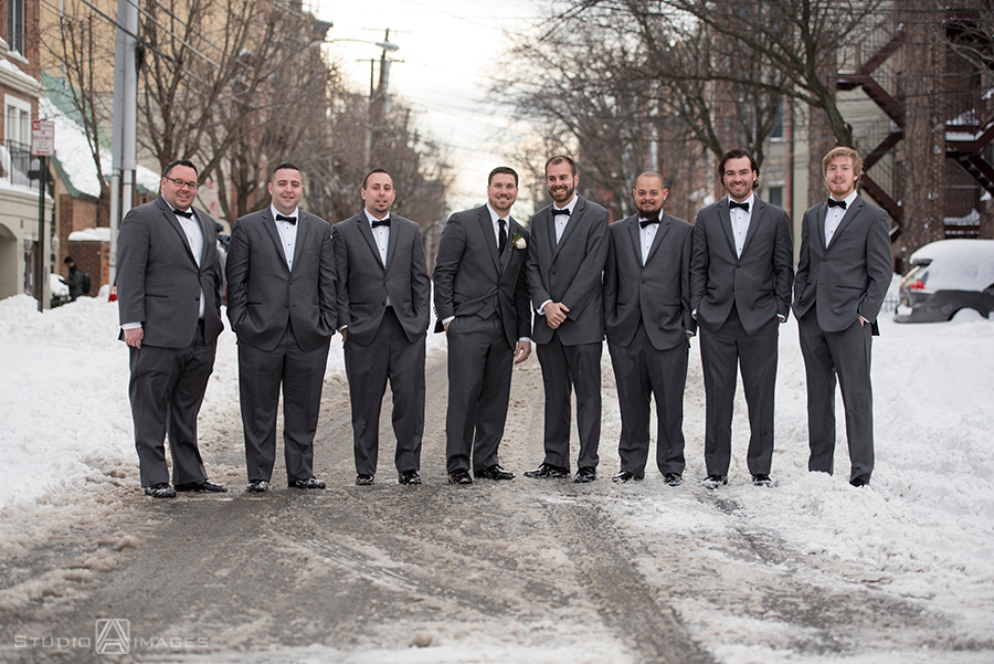 Blizzard Wedding Photos | Hyatt Regency Jersey City Wedding Photos 