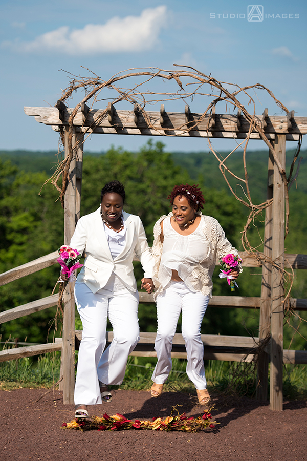 Sand Castle Winery Wedding Photos | Bucks County Wedding Photographer | Marci + Tracey