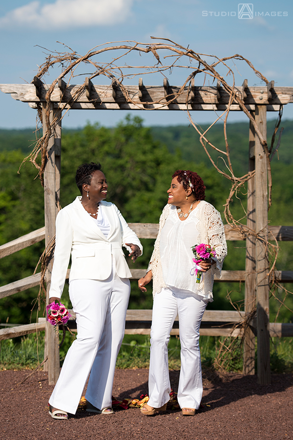 Sand Castle Winery Wedding Photos | Bucks County Wedding Photographer | Marci + Tracey