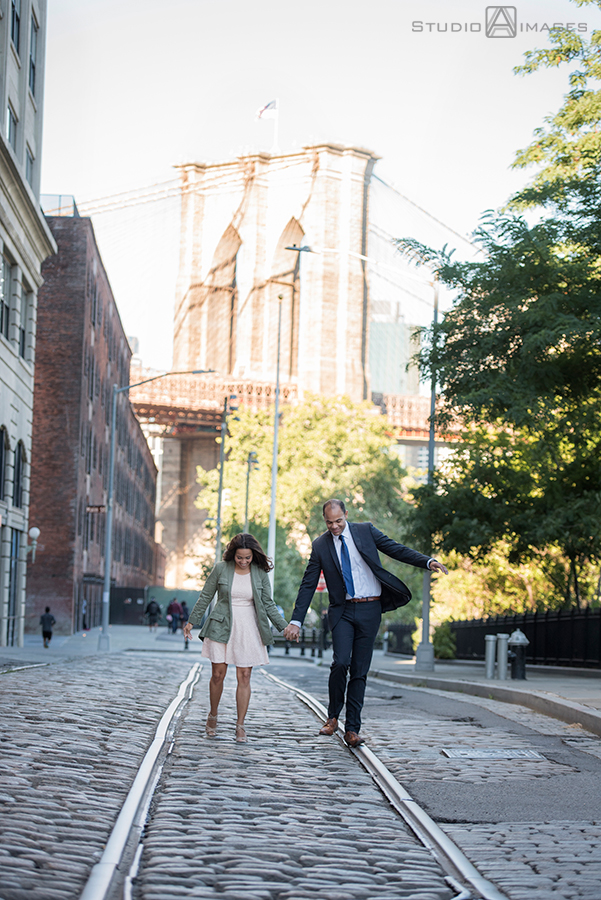 Brooklyn Bridge Engagement Photos, Brooklyn Wedding Photographer, DUMBO engagement photos, DUMBO, Brooklyn, murals
