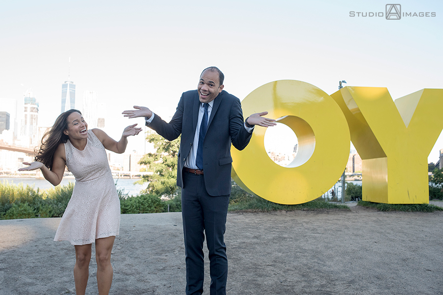 Brooklyn Bridge Engagement Photos, Brooklyn Wedding Photographer, DUMBO engagement photos, DUMBO, Brooklyn, murals