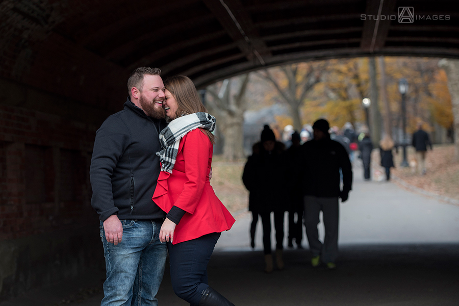 Central Park Engagement Photos | NYC Wedding Photographer | Jenn + Paul