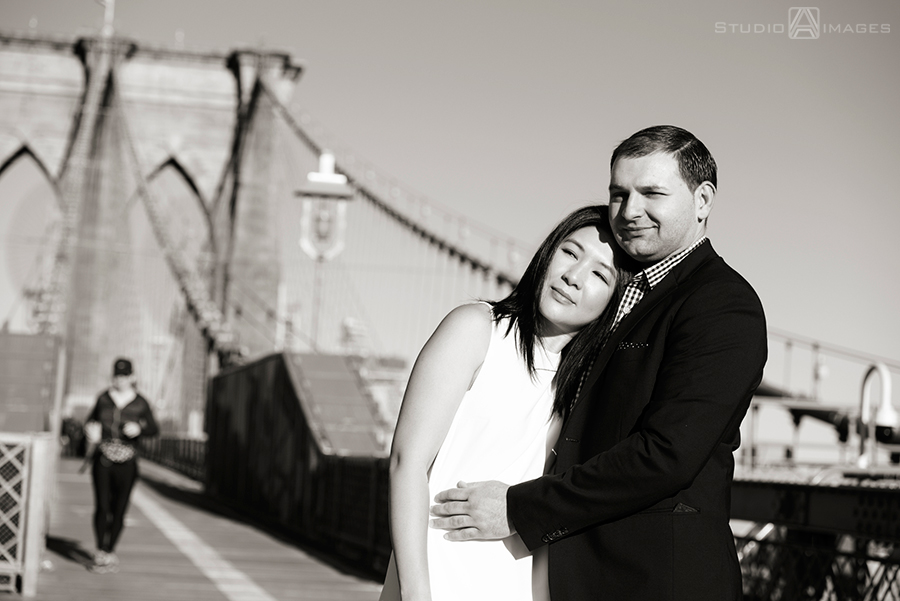 Brooklyn Bridge Engagement Photos | Brooklyn Wedding Photographer | Wendy + Walter