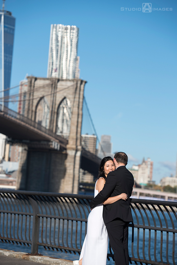 Brooklyn Bridge Engagement Photos | Brooklyn Wedding Photographer | Wendy + Walter